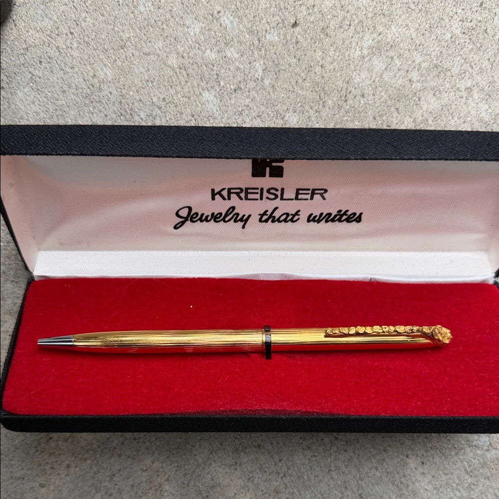 Kreisler Gold Ballpoint Pen - Gold Finish